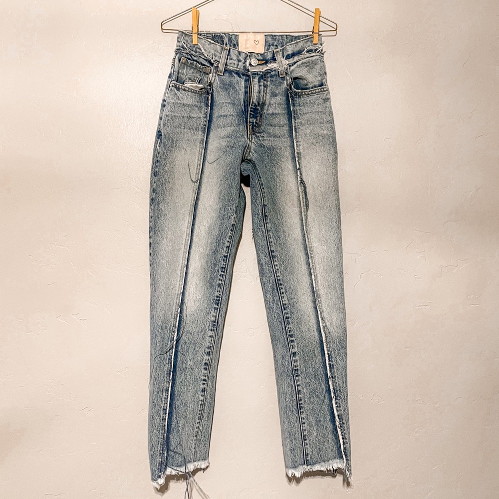 REVICE Jeans with embellished center seams